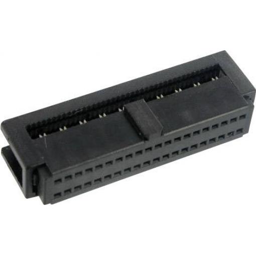 TRU COMPONENTS 1589654 konektor pro ploché kabely s odlehčením tahu Rastr (rozteč): 1.27 mm Počet pólů: 10 Počet řádků: 2 1 ks