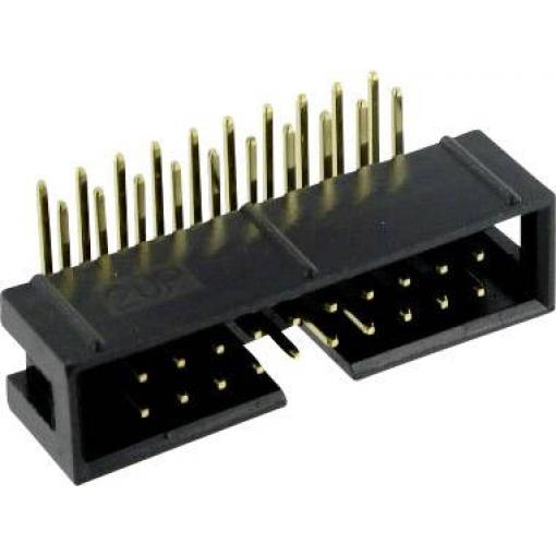 TRU COMPONENTS 1589776 konektor pro ploché kabely s vysouvací páčkou Rastr (rozteč): 2.54 mm Počet pólů: 26 Počet řádků: 2 1 ks