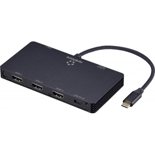 Renkforce USB-C® dokovací stanice RF-USBHA-550 Vhodné pro značky (dokovací stanice pro notebook): univerzální napájení USB-C®