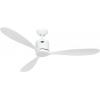 CasaFan AEROPLAN ECO 132 WE-WE Flügel Massivholz Weiß stropní ventilátor 27 W (Ø x v) 132 cm x 310 mm bílá s dálkovým ovládáním, s časovačem, vhodný i pro
