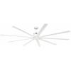 CasaFan BIG SMOOTH ECO 220 WE-WE Flügel Weiß stropní ventilátor 35 W (Ø x v) 224 cm x 460 mm bílá s dálkovým ovládáním, s časovačem, vhodný i pro zimní provoz