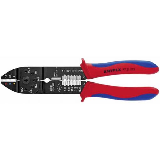 Knipex 97 21 215 SB 0303413 krimpovací kleště izolované kabelové koncovky , 0.5 do 2.5 mm², s plastovým povrchem