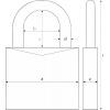 ABUS 802881 visací zámek