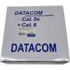 Instalační kabel UTP Cat6 4×2×24AWG, lanko, 100 m, šedý