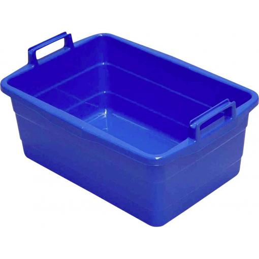 Vana hranatá rukojeť 62 cm/45 l modrá s vysoce stojatými rukojeťmi