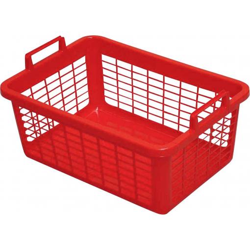 Hranatý sušák na prádlo 45 l, 62 cm, červená