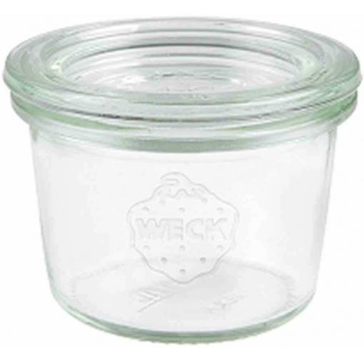 WECK 80 Mini Sturové sklo o objemu 80 ml, bez kroužků a svorek