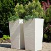 Siena Garden 591_05 Nádoba na rostliny plast bílá