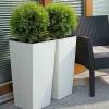 Siena Garden 591_05 Nádoba na rostliny plast bílá