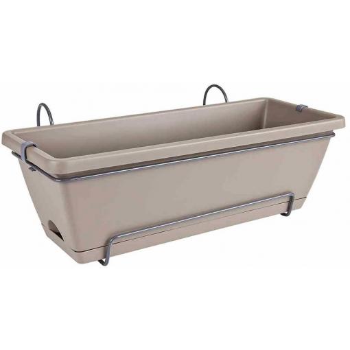 Elho 5011805041000 Nádoba na rostliny plast tmavě šedá (taupe)