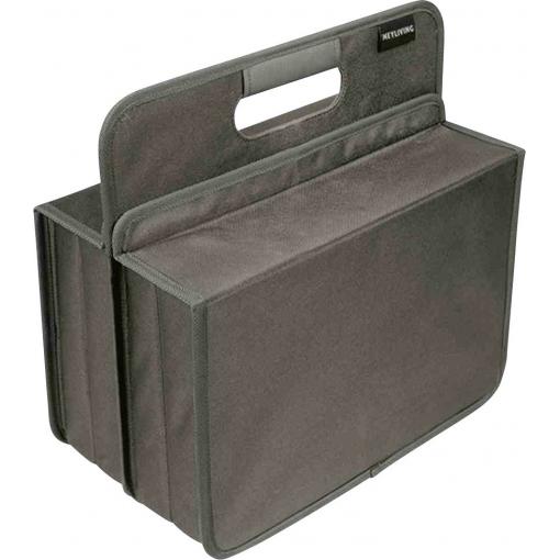 Meyliving A100574 Skládací box, skládací, (d x š x v) 37 x 36 x 4.5 cm, šedá, 1 ks