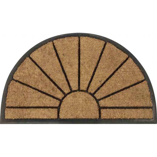 Siena Garden 1711441077 Gumová podložka ke konektoru na sluneční záření, 75 x 45 x 2 cm, s kokosovými vlákny (d x š) 45 cm x 75 cm 1 ks