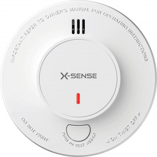 X-Sense SD19 detektor kouře vč. baterie s životností 10 let na baterii (š x v x h) 122 x 45 x 122 mm 1 ks