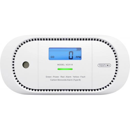 X-Sense XC01-R, ZASXS00167WEU detektor oxidu uhelnatého na baterii, detekce oxidu uhelnatého (CO)