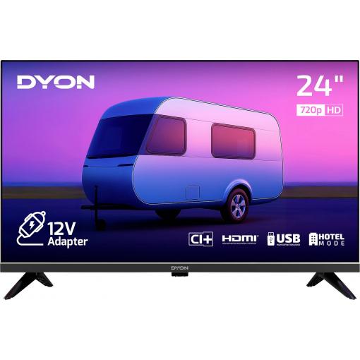 Dyon LED TV, 60 cm 24 palec, E (A - G), černá