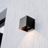 V-TAC VT-409CCT 23770 venkovní solární nástěnné osvětlení LED LED 9 W černá