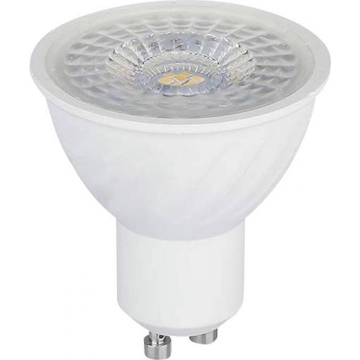V-TAC 211991 LED Energetická třída (EEK2021) F (A - G) GU10 6 W přírodní bílá (Ø x d) 50 mm x 50 mm stmívatelná 1 ks