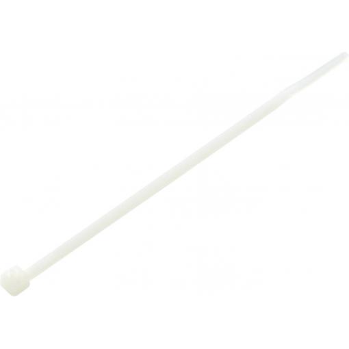 TRU COMPONENTS 1592757, TC-RCV150203, stahovací pásky, 4.60 mm, 150 mm, přírodní, rozpojitelná, 100 ks