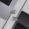 HYPER kabelový zámek pro notebooky, kódový zámek s klíčem 2 m MacBook Pro Cable Lock