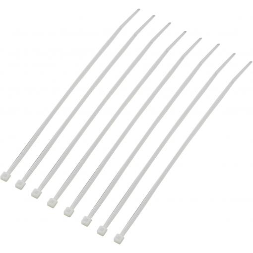 TRU COMPONENTS 1592759, TC-CV150SK203, stahovací pásky, 2.50 mm, 150 mm, přírodní, 1000 ks