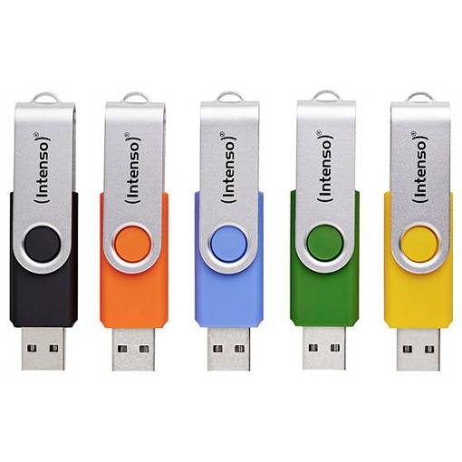 Intenso 3.2 Gen1 Office Line USB flash disk 64 GB žlutá, zelená, modrá, oranžová, černá 3543595