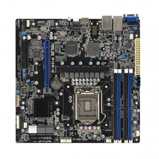 Asus P12R-M Základní deska Socket (PC) Intel® 1200 Tvarový faktor Micro-ATX Čipová sada základní desky Intel® C252