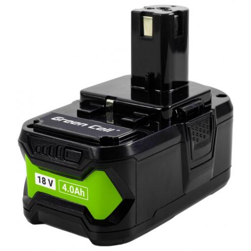 Green Cell GC-PTRY18V4 RB18L40 náhradní akumulátor pro elektrické nářadí 18 V 4.0 Ah Li-Ion