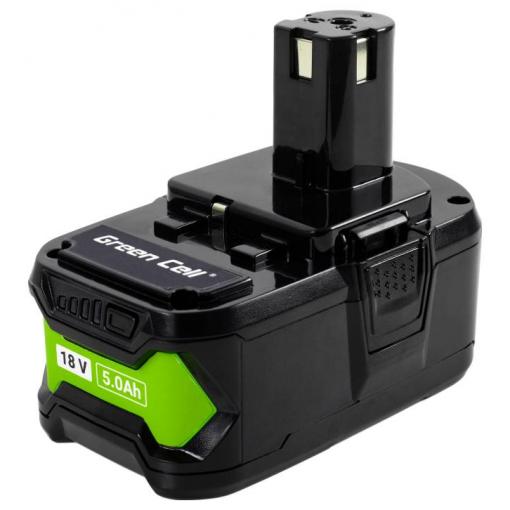 Green Cell GC-PTRY18V5 RB18L50 náhradní akumulátor pro elektrické nářadí 18 V 5.0 Ah Li-Ion