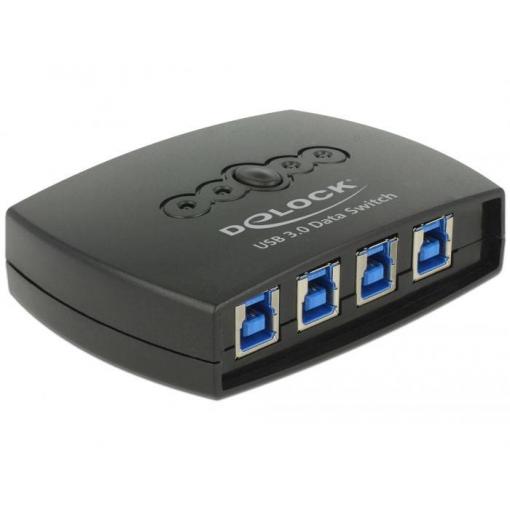 Delock 87724 USB 3.0 přepínač černá