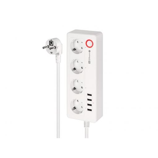 Smart prodlužovací kabel 4 zásuvky 1,6m KRUGER & MATZ Connect P6 WiFi Tuya