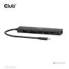 club3D USB-C® dokovací stanice CSV-2553 integrovaná čtečka karet, napájení USB-C®