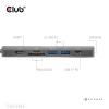 club3D USB-C® dokovací stanice CSV-2553 integrovaná čtečka karet, napájení USB-C®