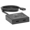 club3D CSV-2511 Přepínač USB-C® (USB 3.2 Gen 2) lze použít oboustranně, LED ukazatel