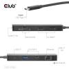 club3D USB-C® dokovací stanice CSV-2552 integrovaná čtečka karet, napájení USB-C®