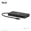 club3D USB-C® dokovací stanice CSV-2552 integrovaná čtečka karet, napájení USB-C®