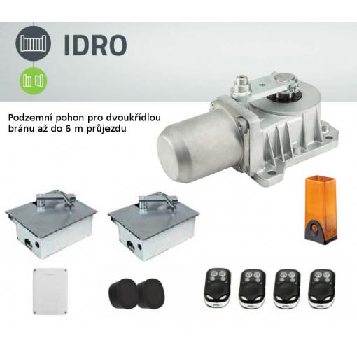 IDRO KIT - podzemní pohony pro dvoukřídlové brány až do 6 m
