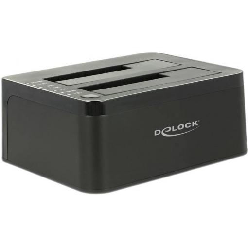Delock 62661 SATA 6 Gb/s, DC zásuvka 3,5 mm dokovací stanice pro pevný disk