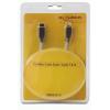 Delock Firewire kabel [1x firewire (400) zástrčka 4pólová - 1x firewire (800) zástrčka 9pólová] 1 m šedá
