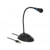 husí krk USB mikrofon Delock 65871 Druh přenosu:USB, kabelový vč. kabelu, stojan