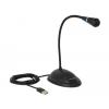 husí krk USB mikrofon Delock 65871 Druh přenosu:USB, kabelový vč. kabelu, stojan