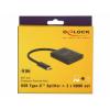 Delock 87719 HDMI rozbočovač černá