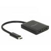 Delock 87719 HDMI rozbočovač černá