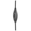 Hama Fernsehkopfhörer ShellTV II, Over-Ear, einseitiges, langes Kabel (6m), SW TV sluchátkový systém kabelová stereo černá, tmavě šedá regulace hlasitosti TV