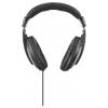 Hama Fernsehkopfhörer ShellTV II, Over-Ear, einseitiges, langes Kabel (6m), SW TV sluchátkový systém kabelová stereo černá, tmavě šedá regulace hlasitosti TV