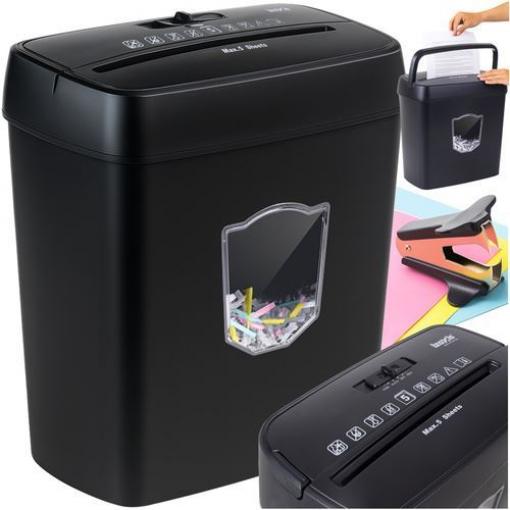 Skartovač papíru a CD Izoxis 25663, 12 l, černá