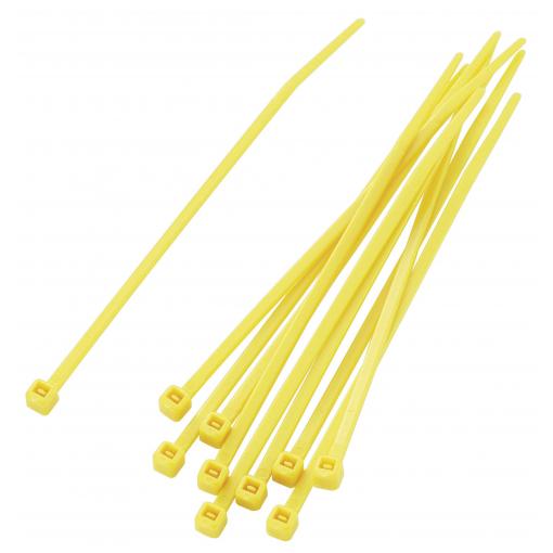 TRU COMPONENTS 1592832, TC-PBR-100-4YW203, stahovací pásky, 2.50 mm, 100 mm, žlutá, 100 ks