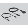 Delock 41453 USB nabíječka, USB Power Delivery (USB-PD) , Nadproudová ochrana, Rychlonabíječka, USB-C®, USB A, Dodávka energie, černá