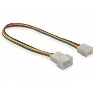 Delock sériový kabel [1x Zástrčka - 1x zásuvka], 0.2 m, vícebarevná