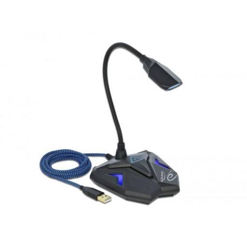 nasazovací vokální mikrofon Delock 66330 Druh přenosu:USB vč. kabelu