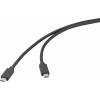 Renkforce USB kabel USB 3.2 Gen2x2 20 GBit/s USB-C ® zástrčka, USB-C ® zástrčka 2.00 m černá 4K UHD RF-6830470